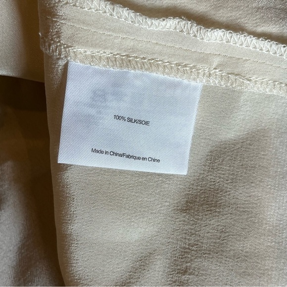 NWT Tory Burch Size 14 Jasmine Shell Tank Silk Ivory Cream Tapioca Sleeveless - Picture 4 of 5